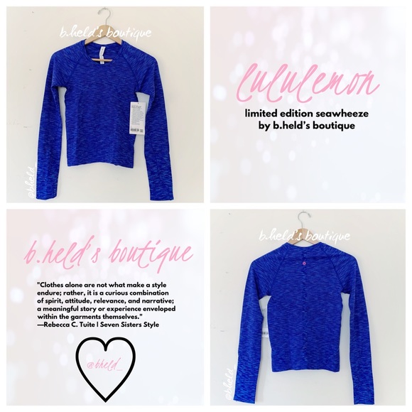 lululemon Limited Ed Swiftly Tech Long Sleeve SeaWheeze Chroma Psychic Sz 4 NWT - Picture 14 of 15